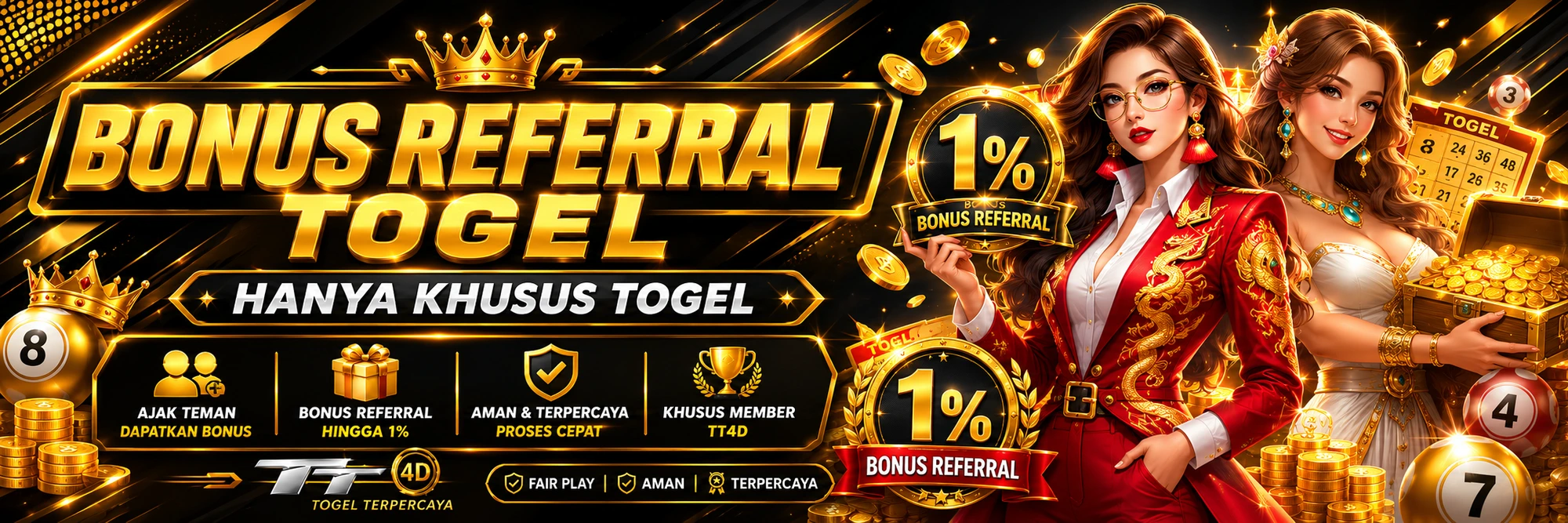 BONUS REFFERAL TOGEL 1%
